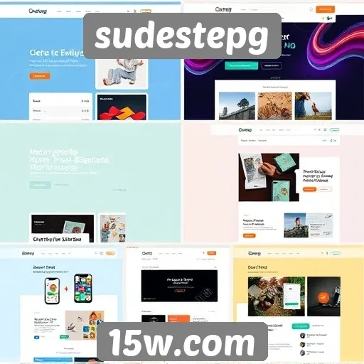 Evolução do design do site sudestepg